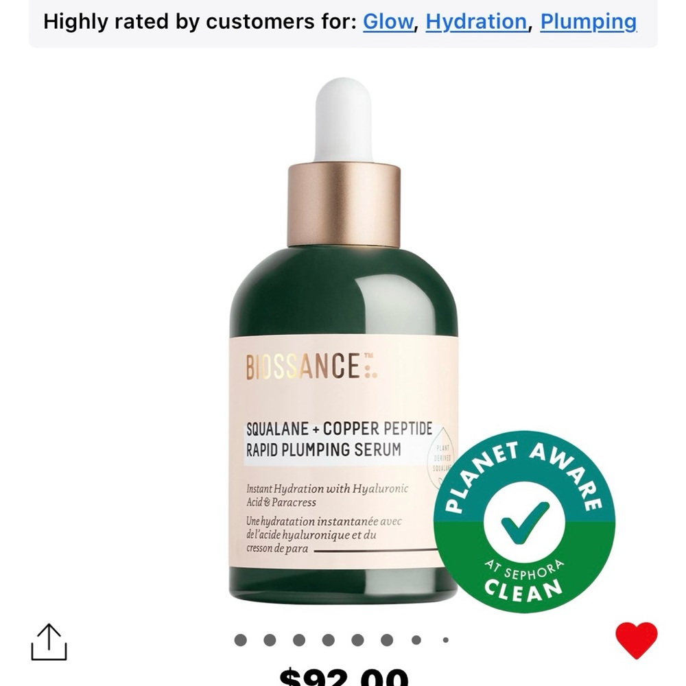 Biossance Lightweight Serum